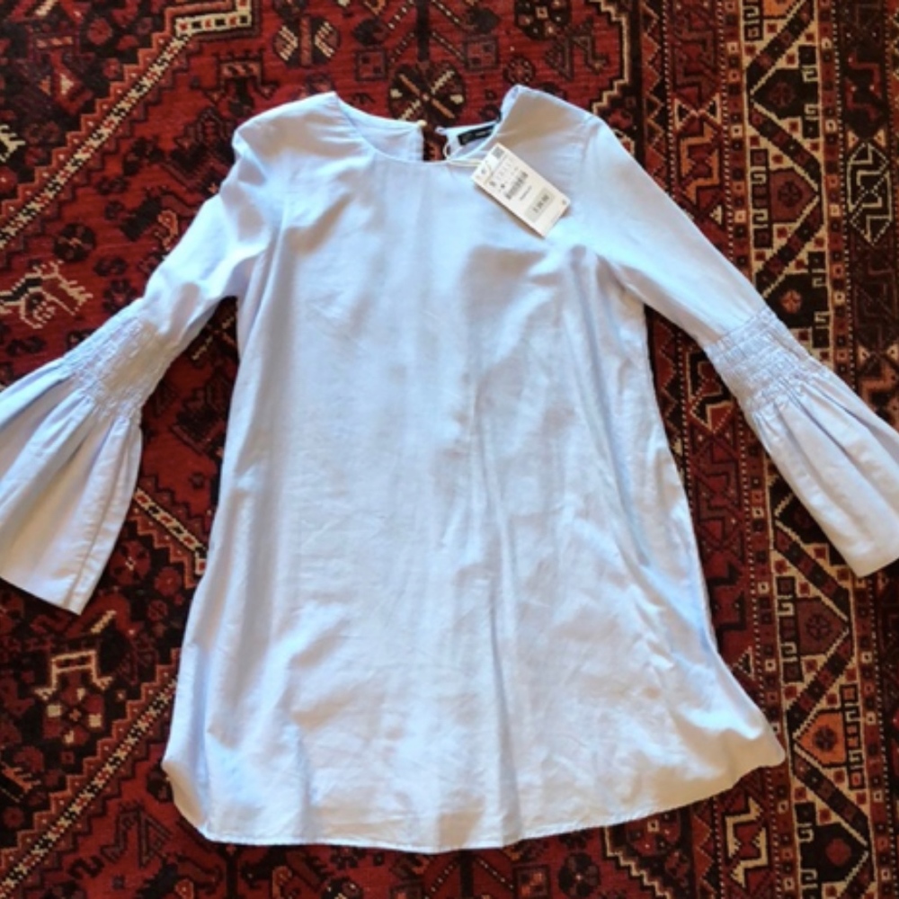 Zara bell sleeve dress with shorts